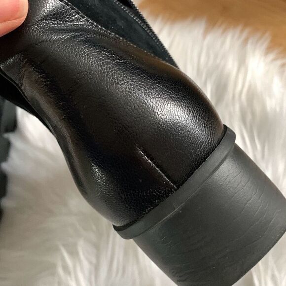 L'Amour Des Pieds, the Hesper Suede Chukka Booties black size 11 m women’s - Picture 3 of 6